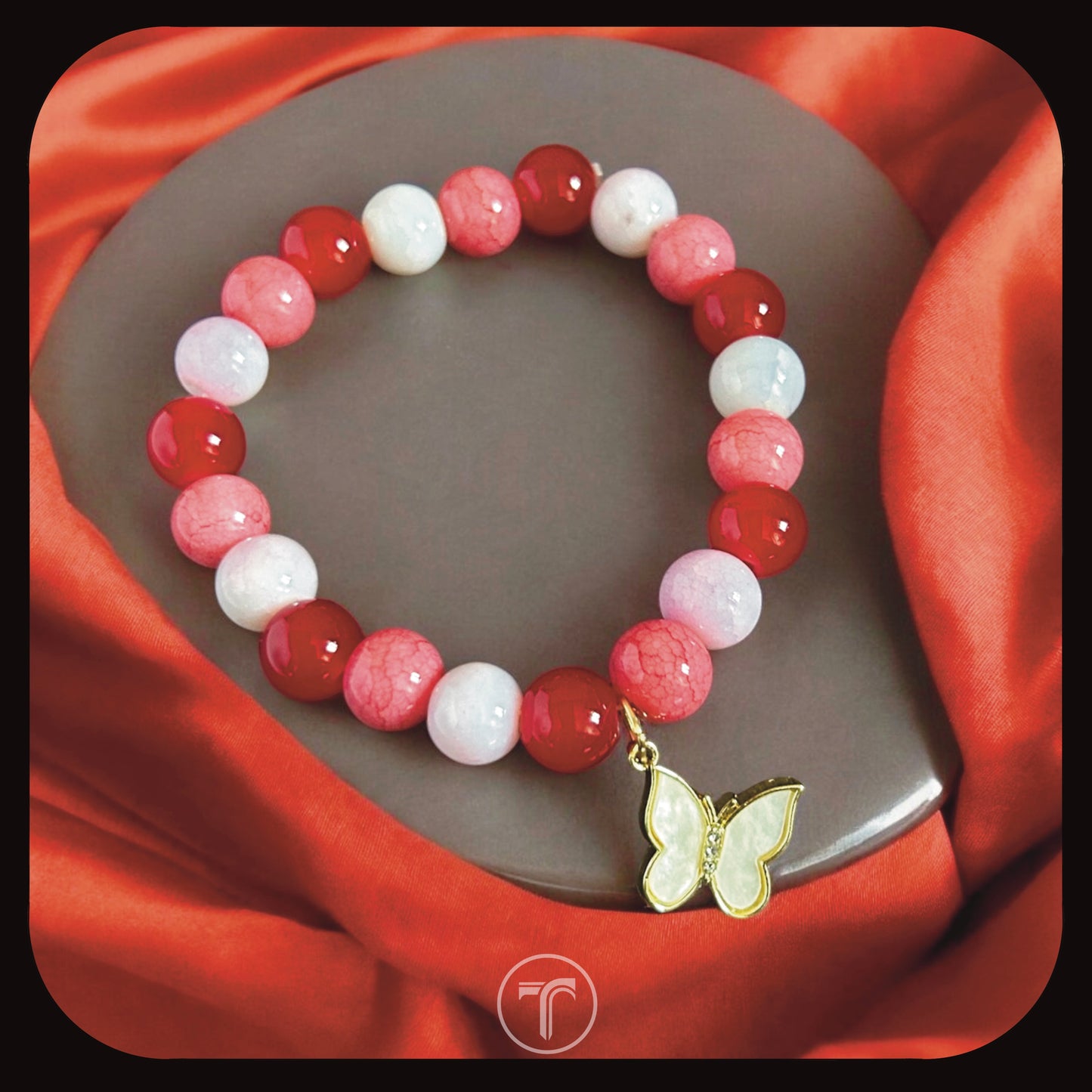 The Penny Butterfly Charm Bracelet