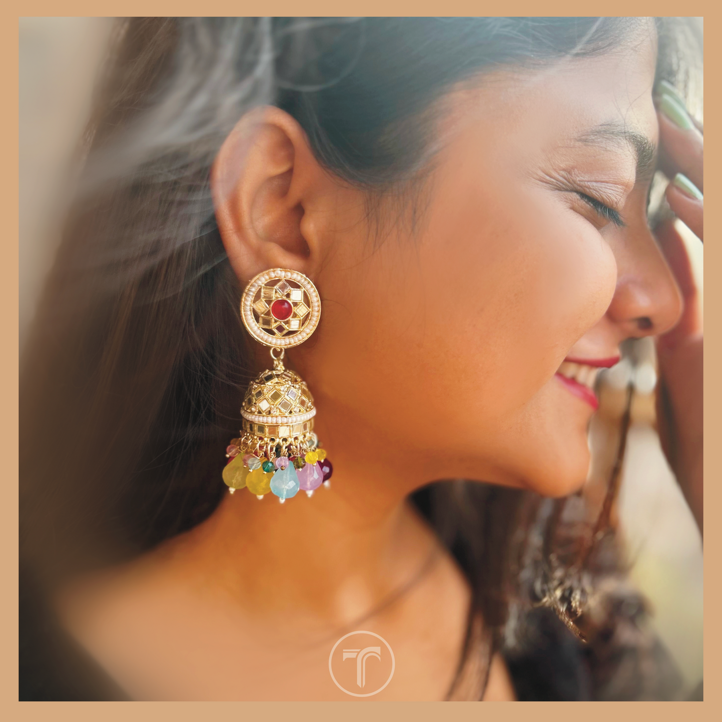 Alina Jhumka Earrings