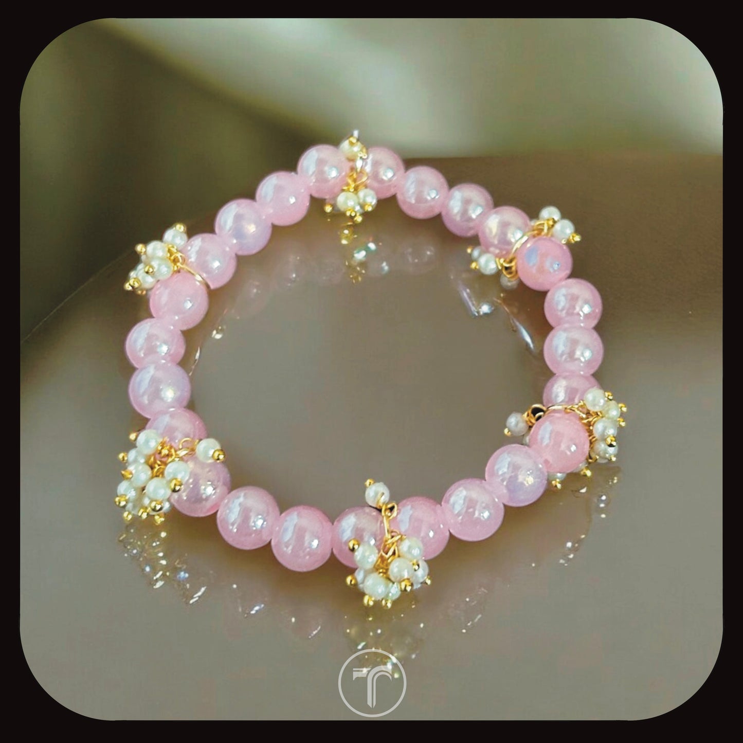 The Allie Pearlette Charm Bracelet