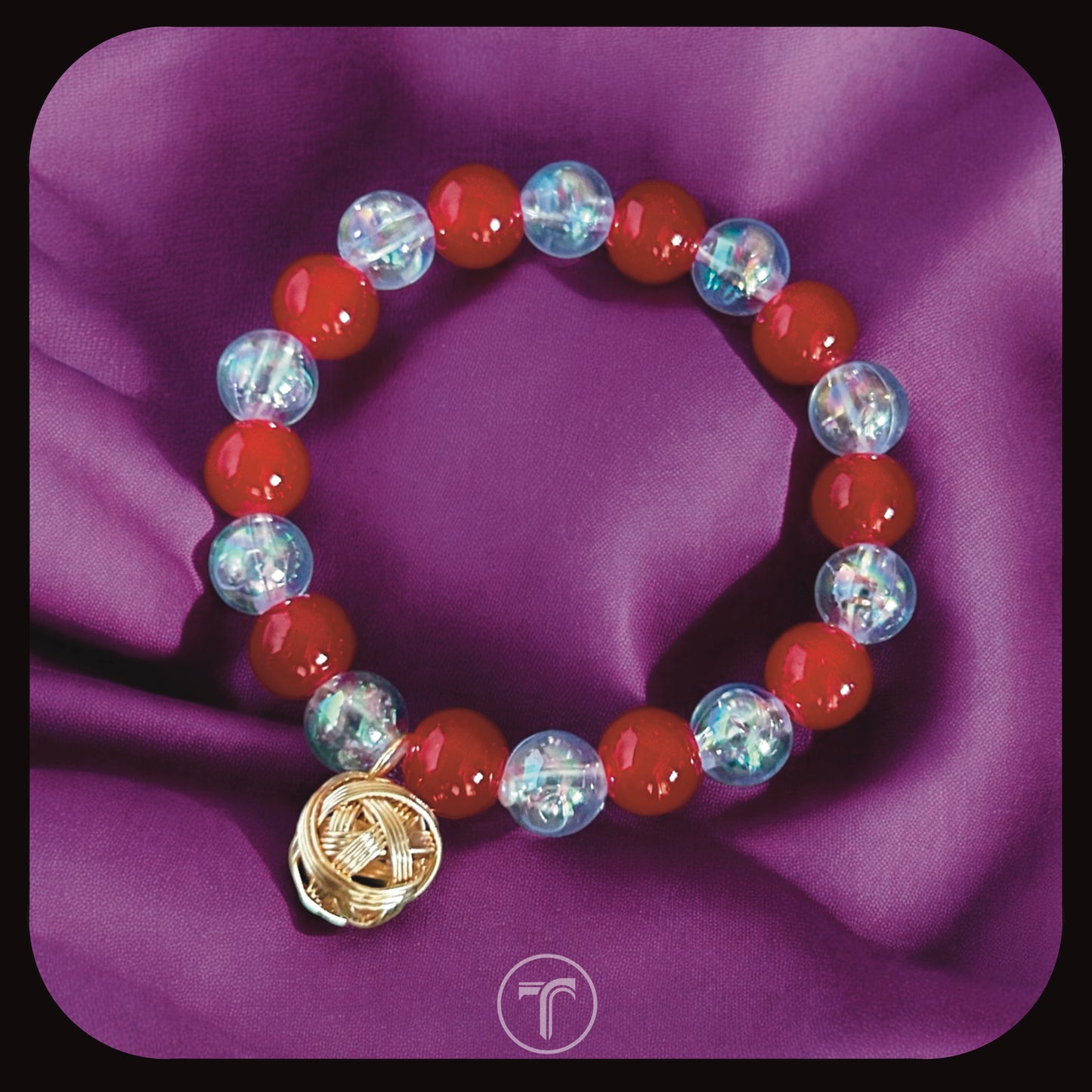 The Freya Mesh Bead Bracelet