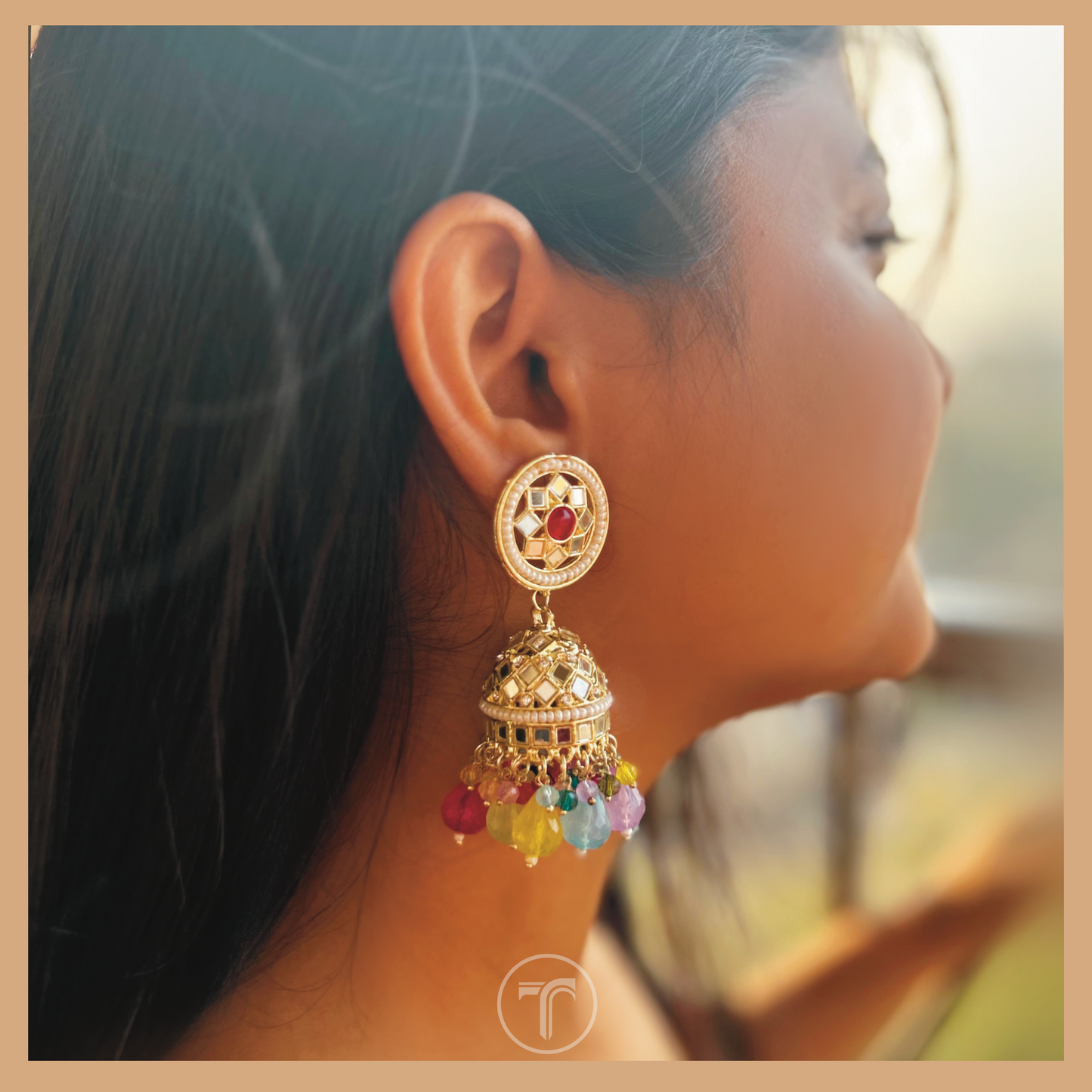 Alina Jhumka Earrings