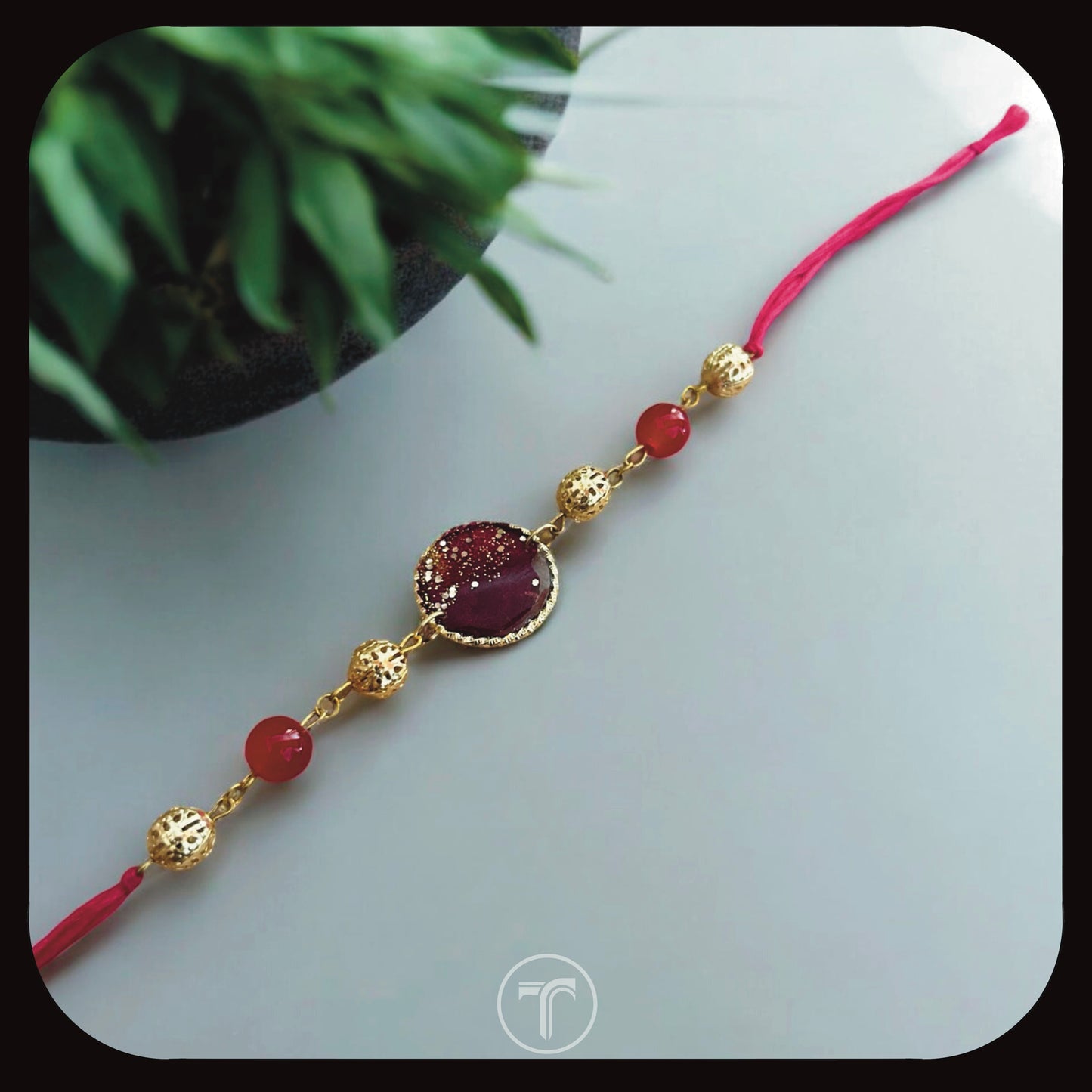 The Red & Gold Rakhi For Him