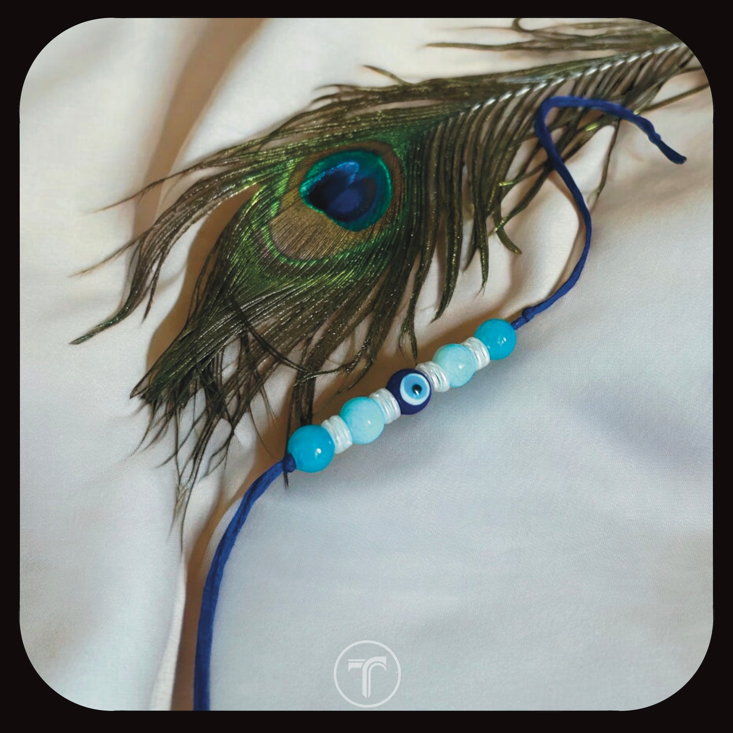 The Blue Evil Eye Charm Rakhi For Him