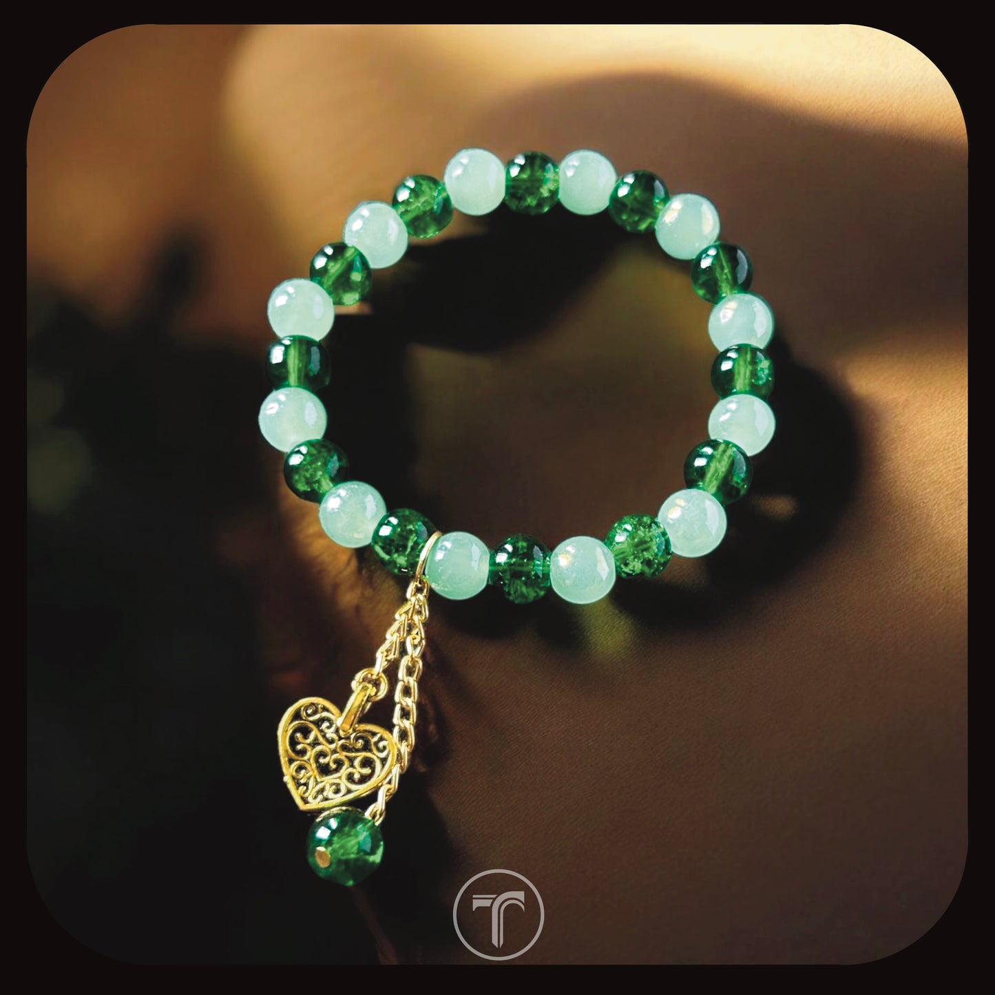 The Vintage Heart Charm Bracelet