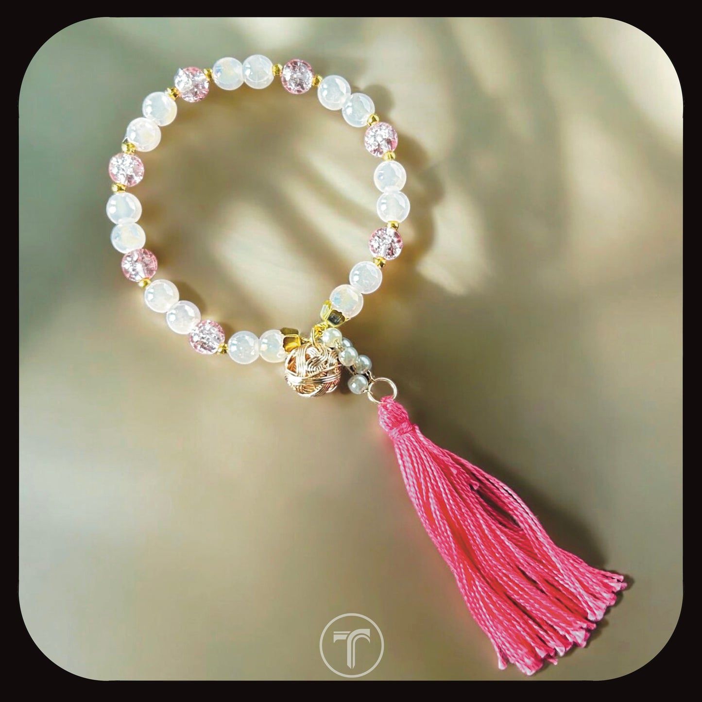 The Pink Tassel Bracelet