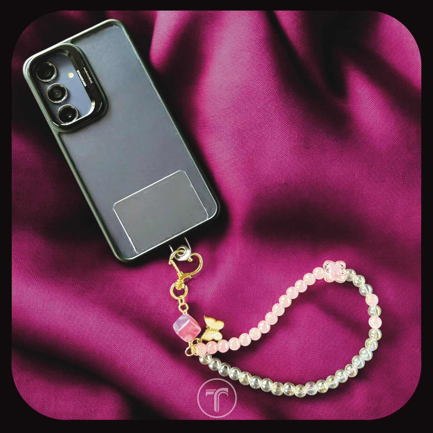The Peony Phone Charm