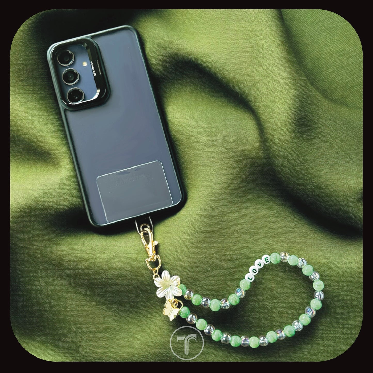 The Love Code Phone Charm