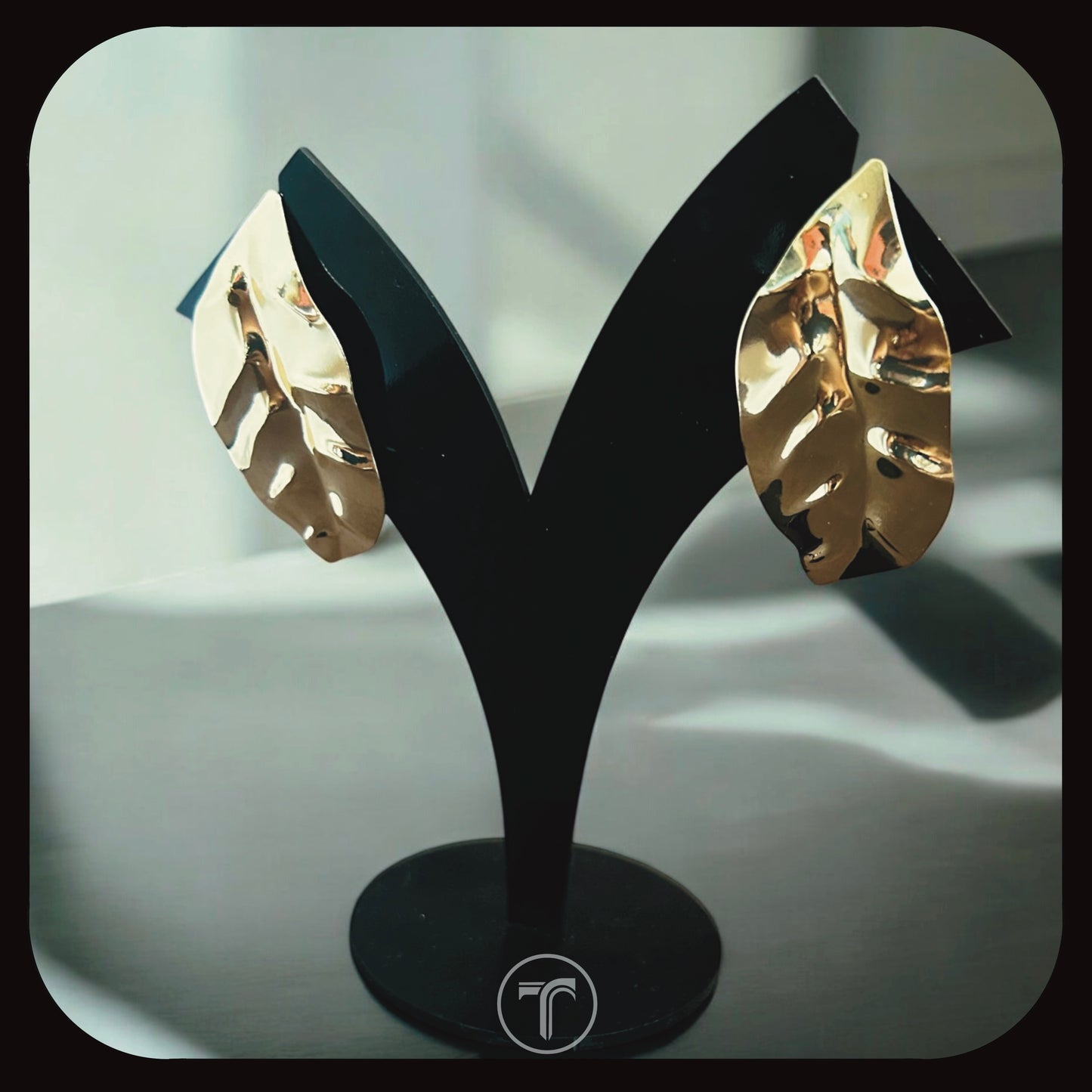 The Golden Leaf Earrings