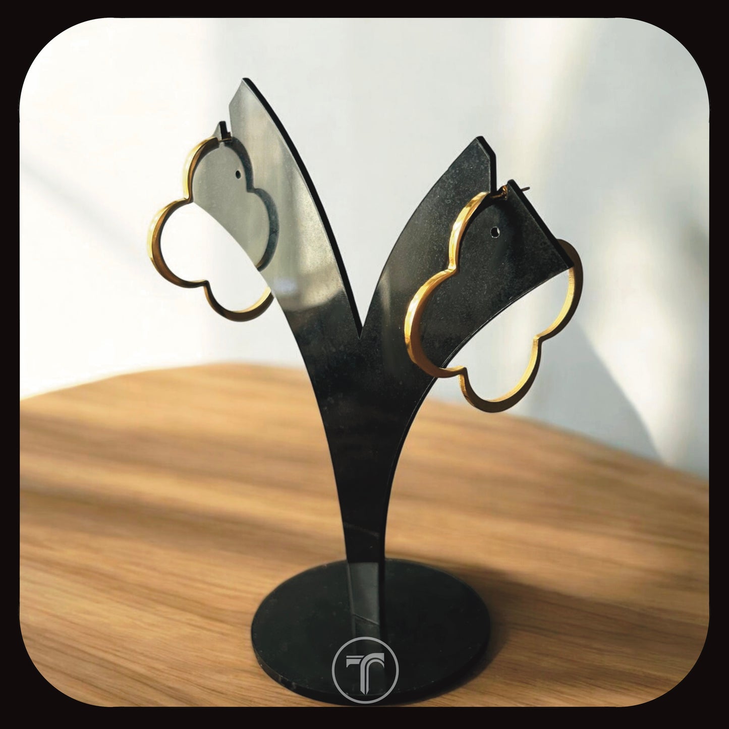 The Clover Hoop Earring