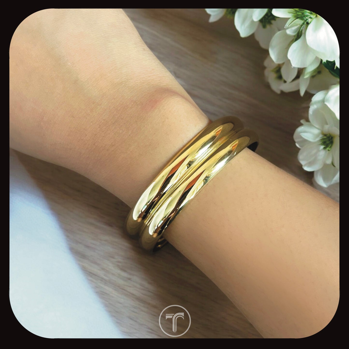 The Serina Cuff Bangle