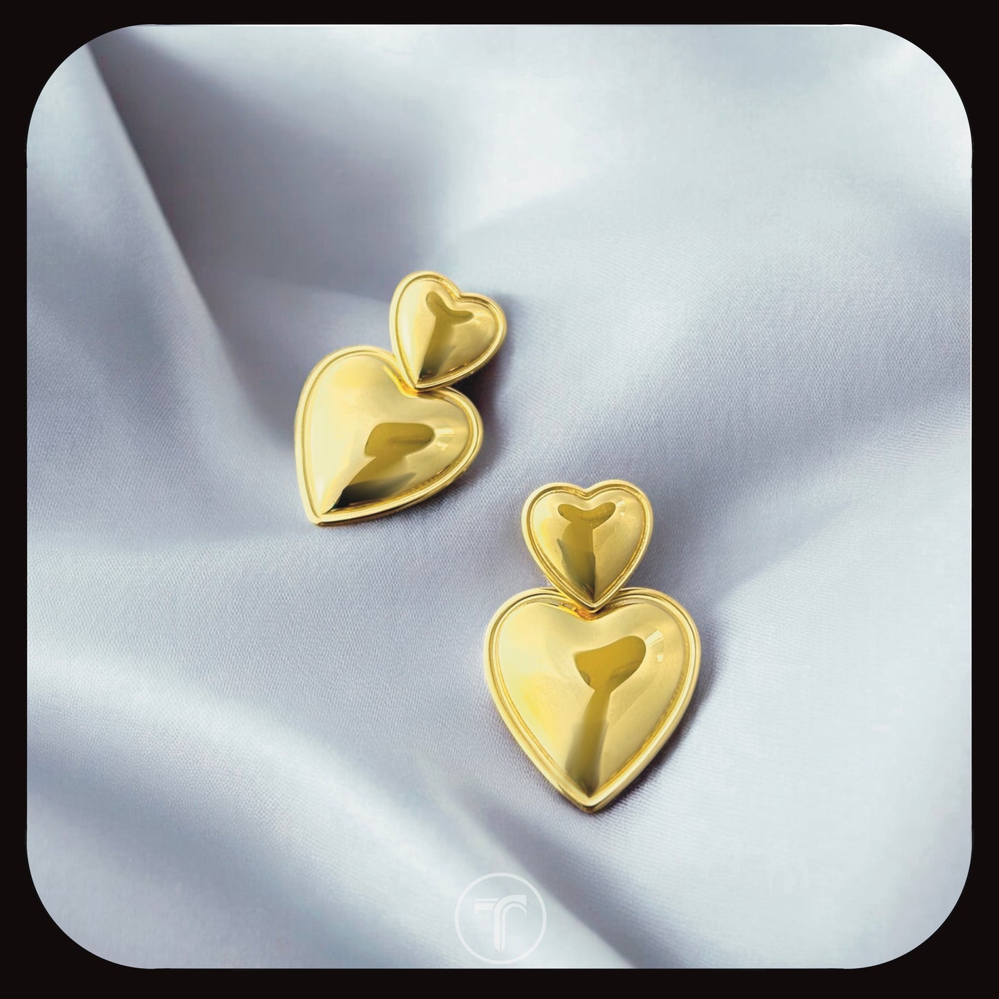 The Ami Heart Drop Earrings