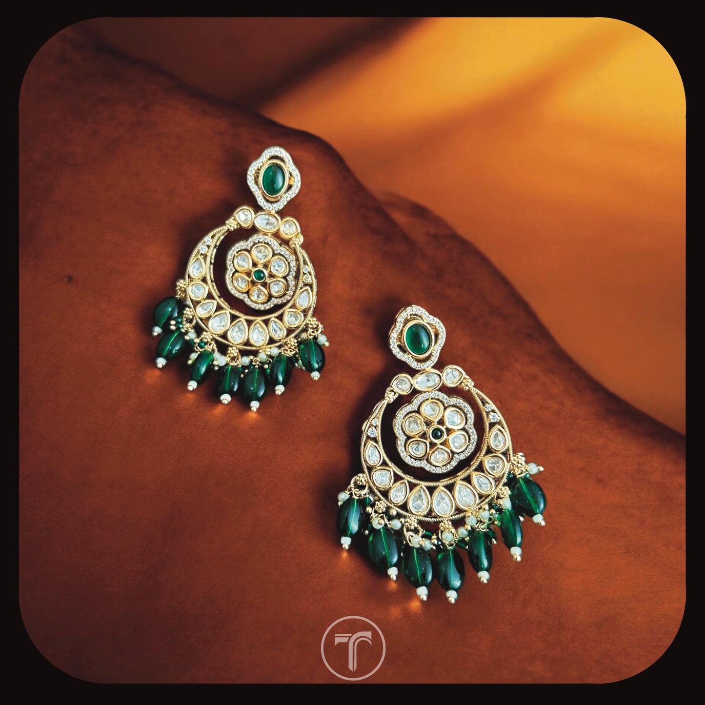The Geetika Chandbali Earrings