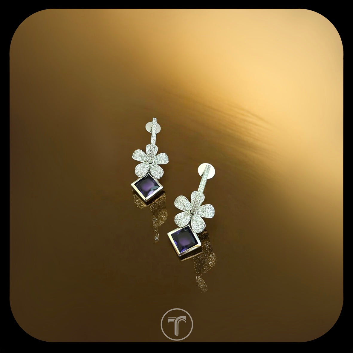 The Violette Hoop Earrings
