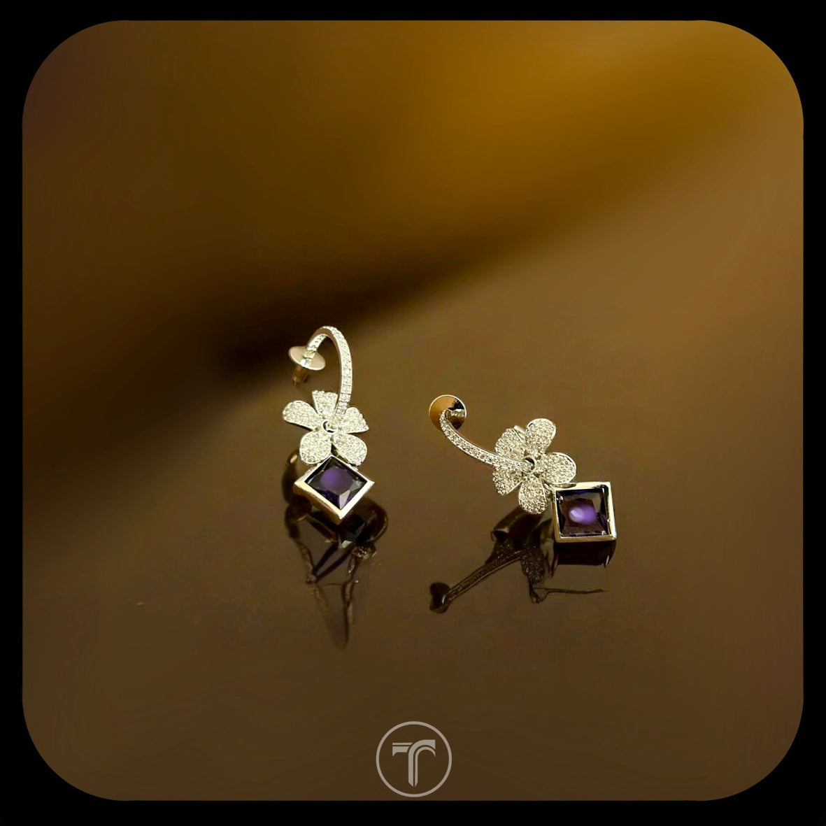 The Violette Hoop Earrings