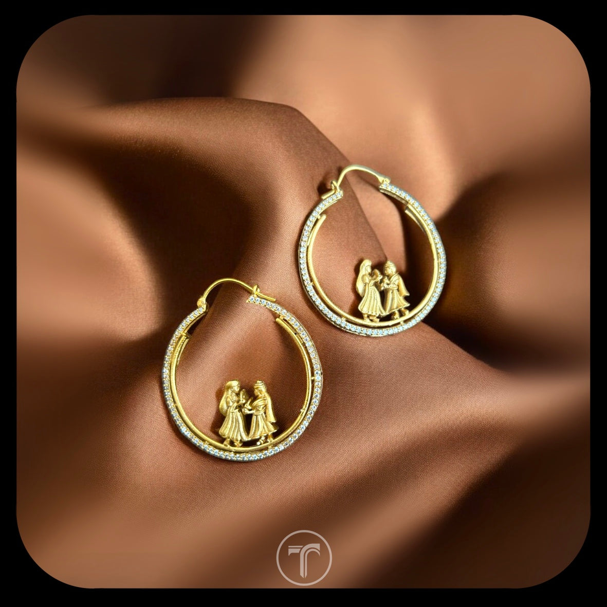 The Dulha- Dulhan Hoop Earrings
