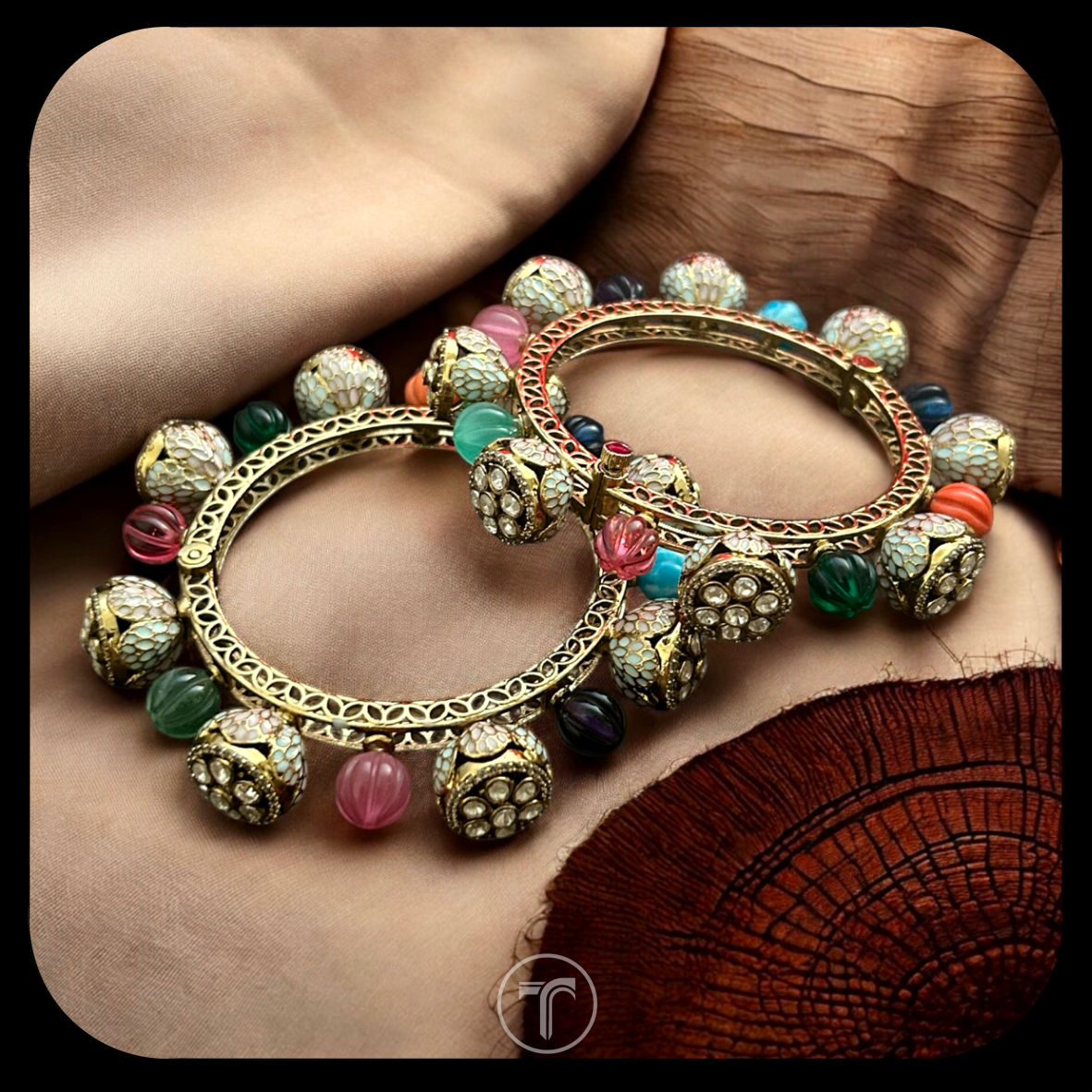The Navras Pacheli Bangles