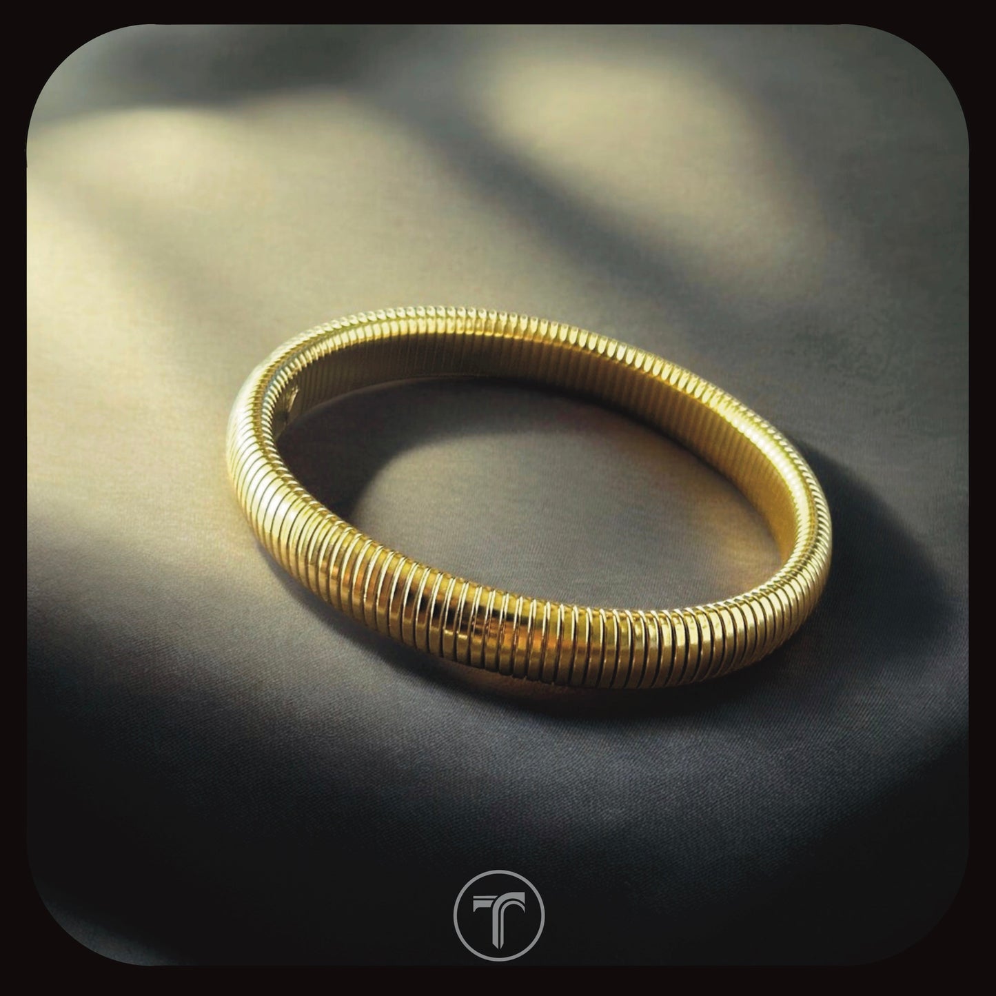 The Gold Coil Unisex Kada