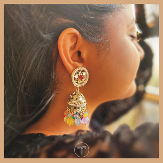 Alina Jhumka Earrings