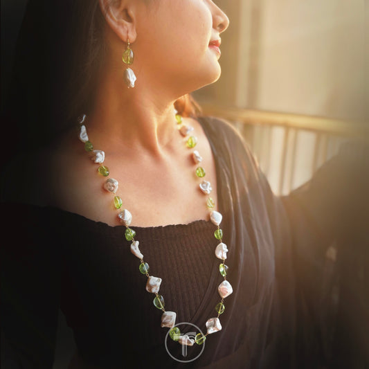 The Eden Necklace Set- Green