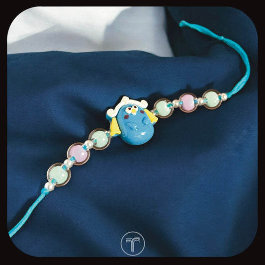 The Blue Monsterra Rakhi