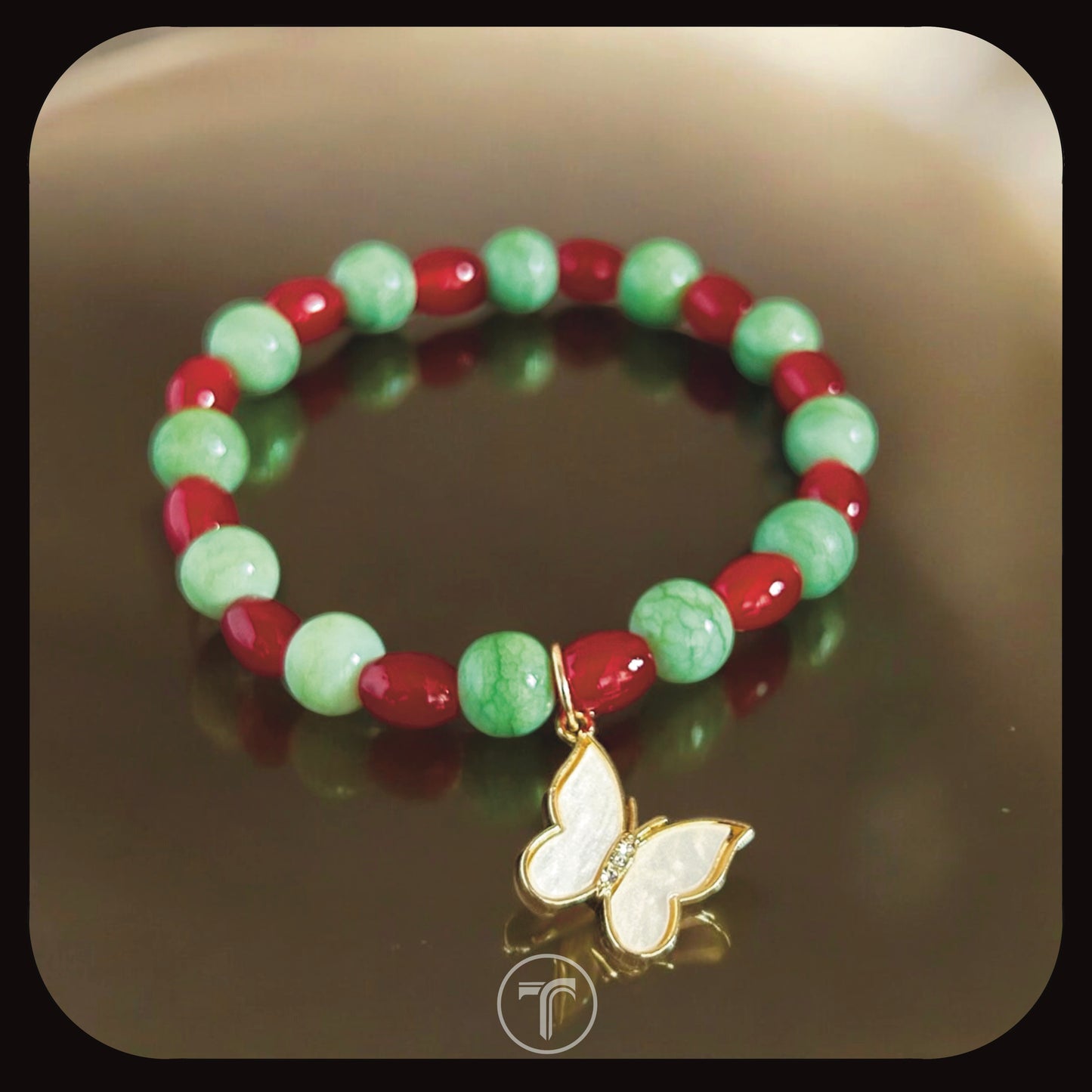 The Ella Butterfly Charm Rakhi