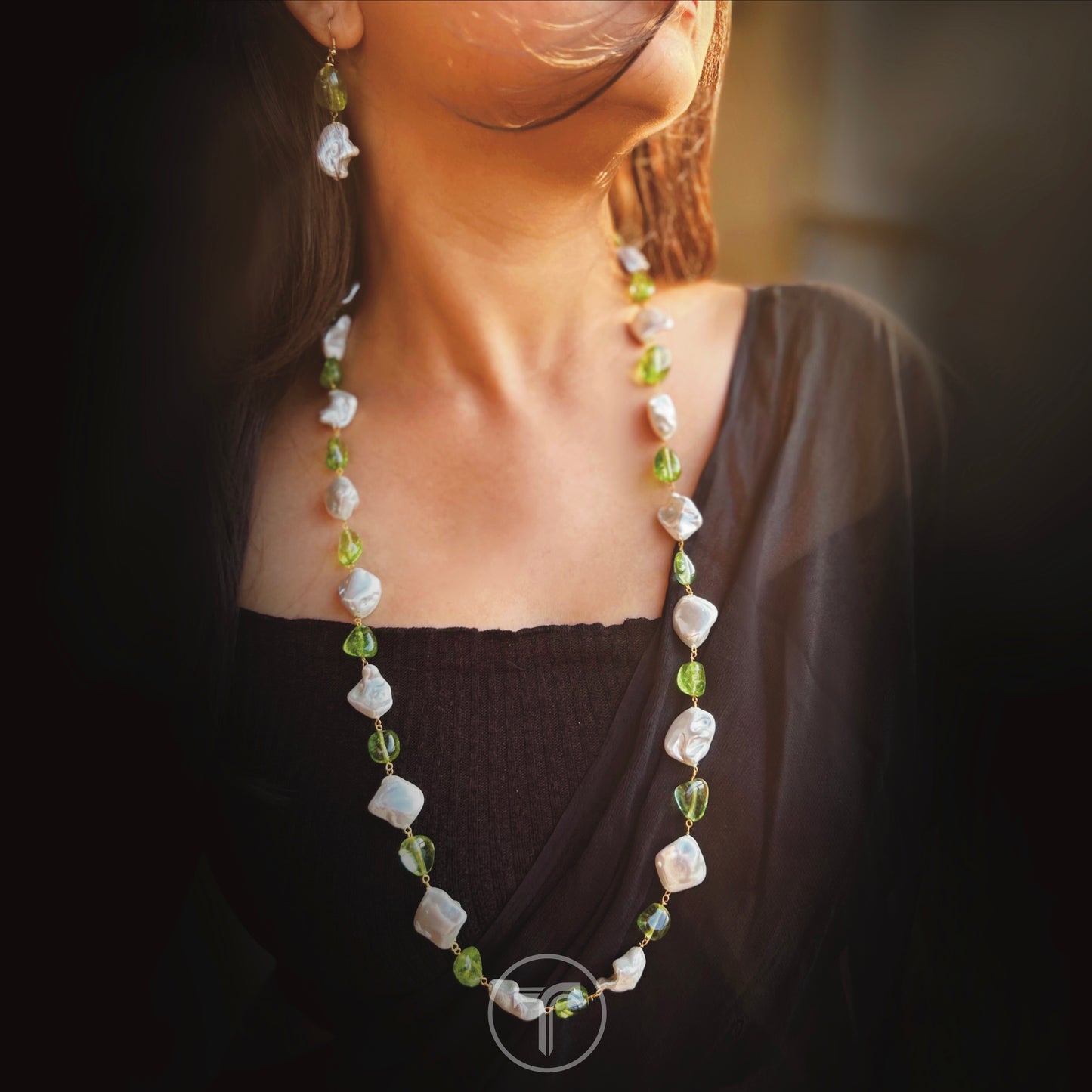 The Eden Necklace Set- Green