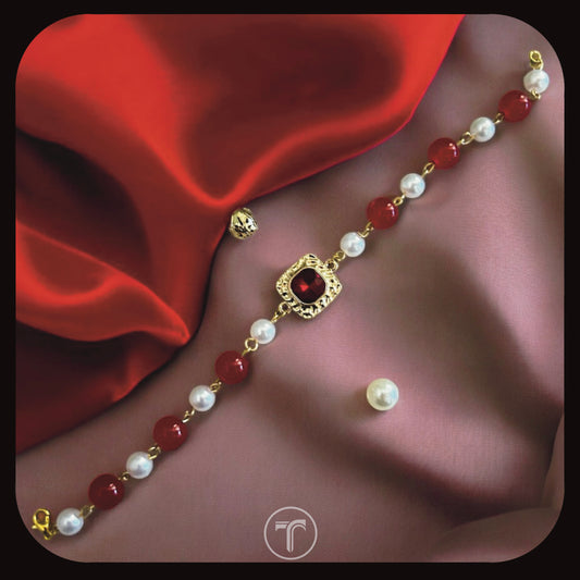 The Red & White Rakhi For Him