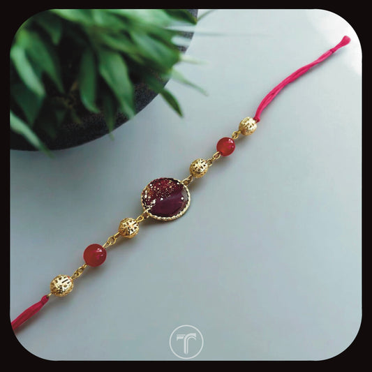 The Red & Gold Rakhi For Him