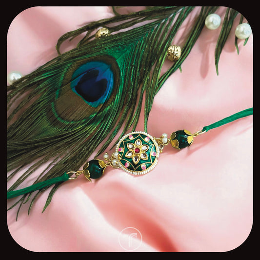 The Classic Green Rakhi