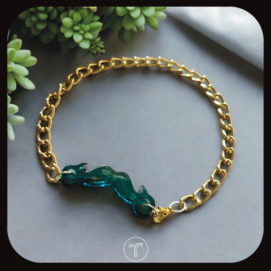 The Blue Moustache Bro Bracelet for Him