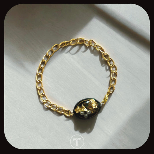 The Sapphire Pearl Bracelet for Him