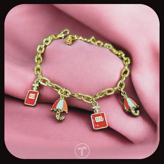 The Travel Fashionista Charm Bracelet