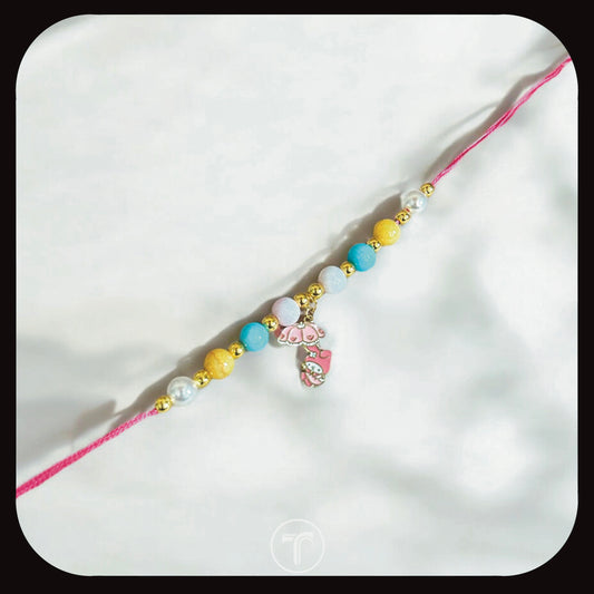 The Bunny Charm Rakhi