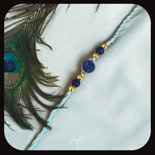 The Blue Rakhi Charm For Him