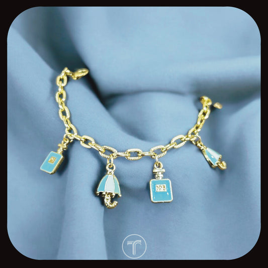 The Travel Queen Charm Bracelet