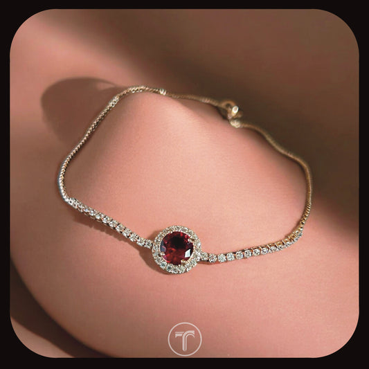 The Classic Ruby Slider Bracelet