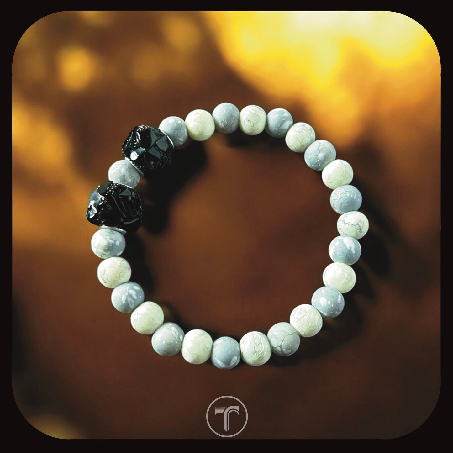 The Black Bead Bracelet- For Him