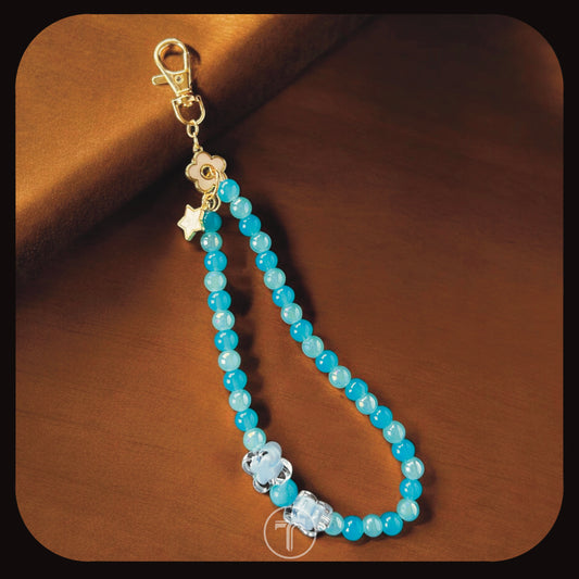 The Breezy Blue Phone Charm