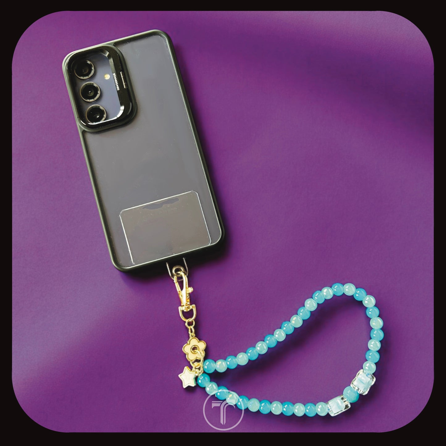 The Breezy Blue Phone Charm