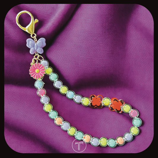 The Purple Butterfly Phone Charm