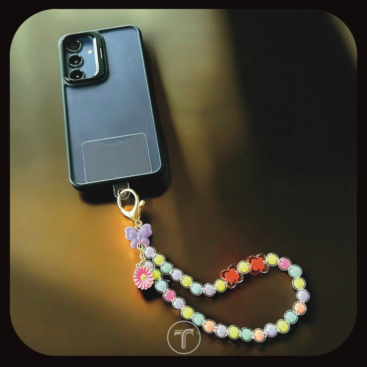 The Purple Butterfly Phone Charm