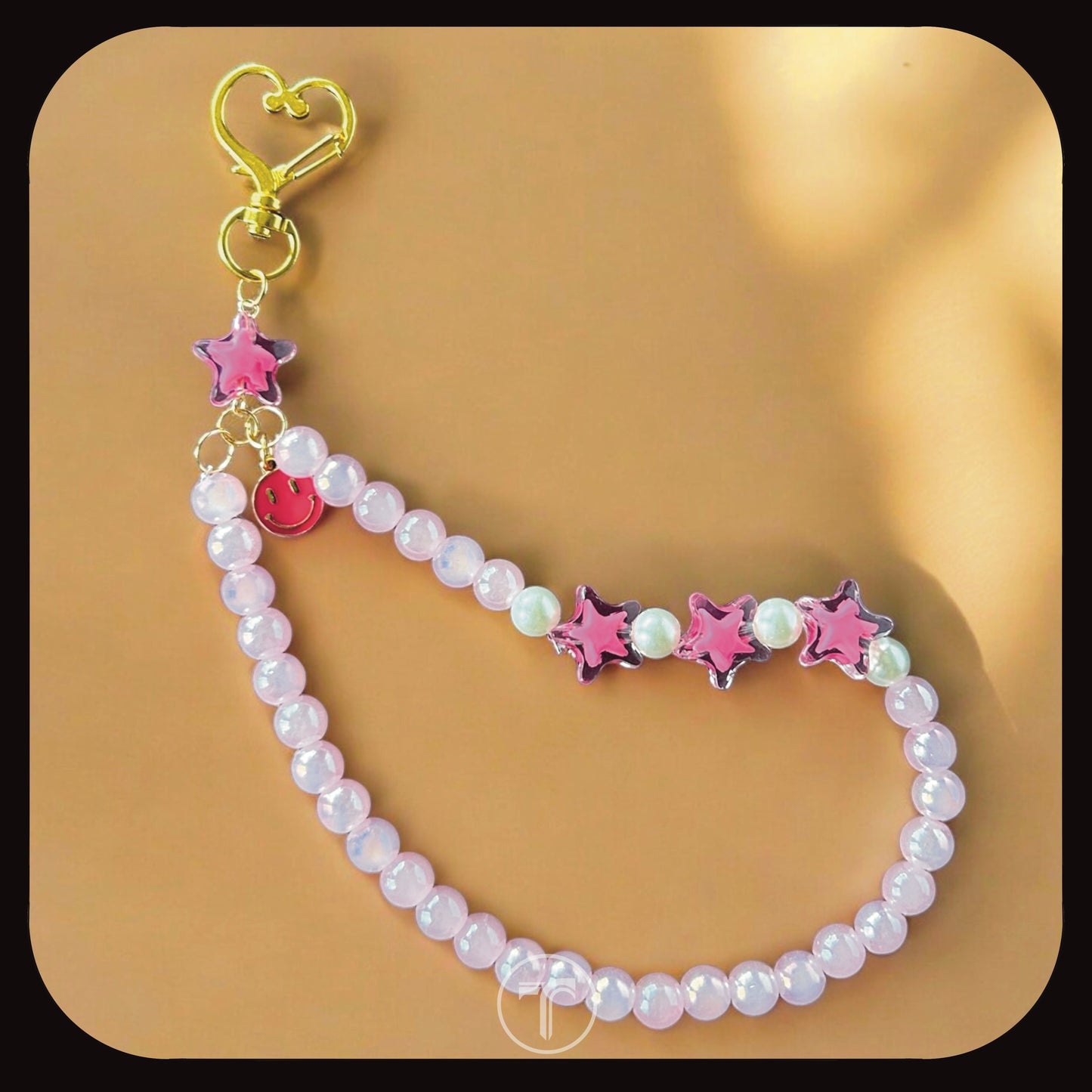 The Pink Star Phone Charm