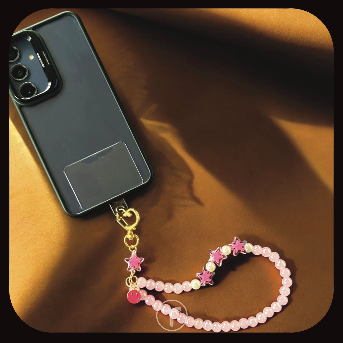 The Pink Star Phone Charm