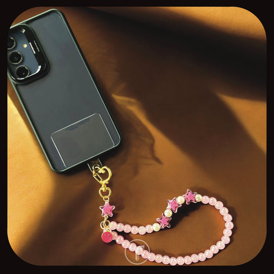 The Pink Star Phone Charm
