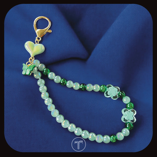 The Green Heart Phone Charm
