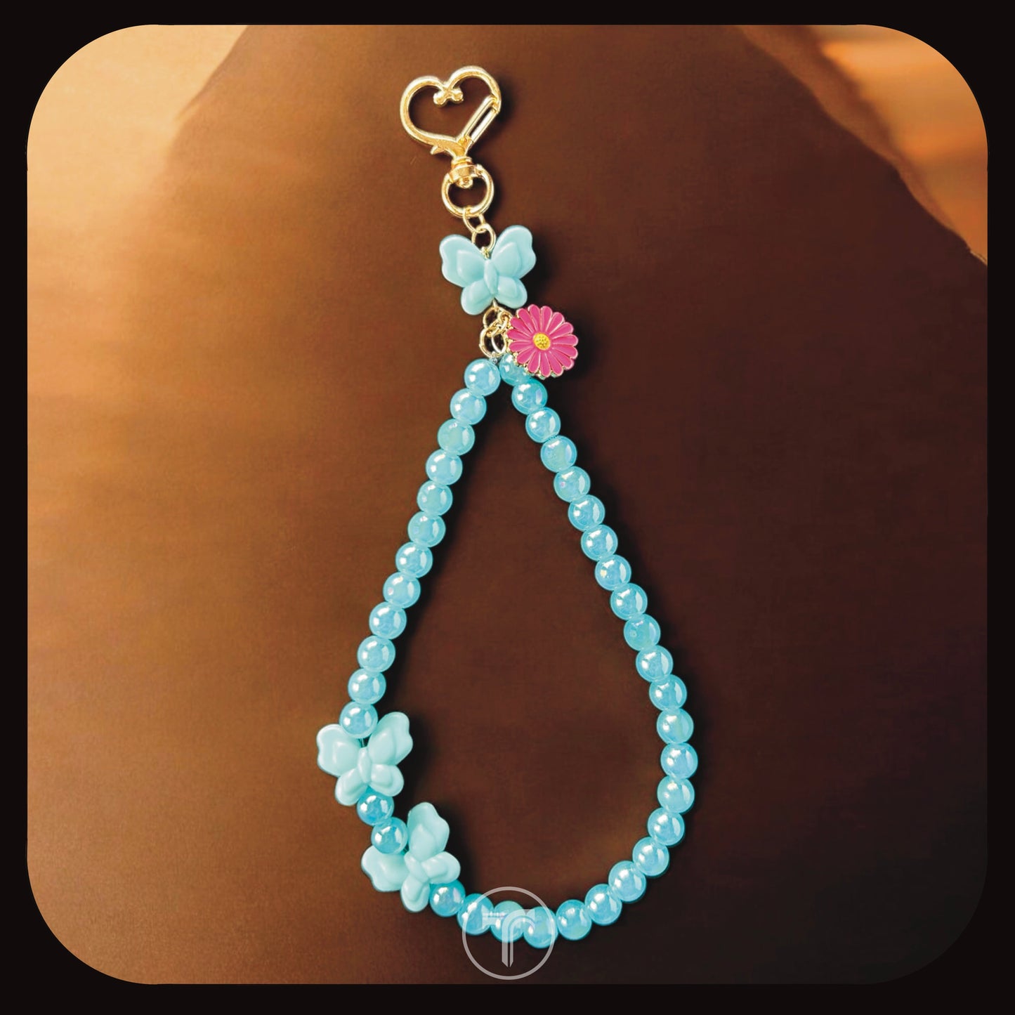 The Blue Butterfly Phone Charm
