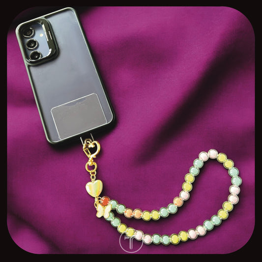 The Neon Heart Phone Charm