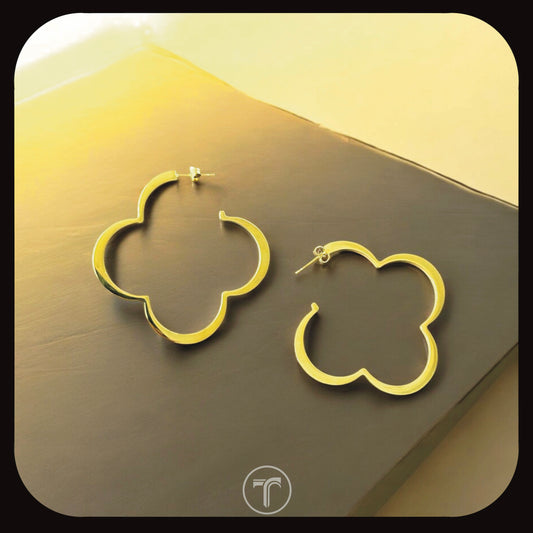 The Clover Hoop Earring