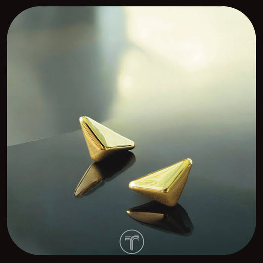 The Pyramid Ear Studs