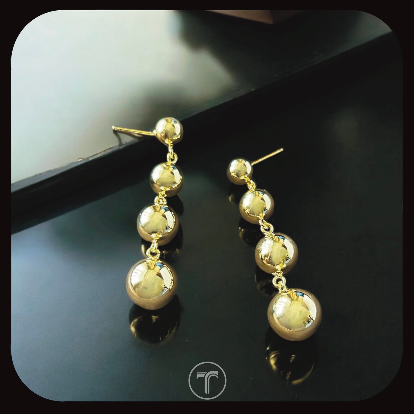The Gold Drop Earrings